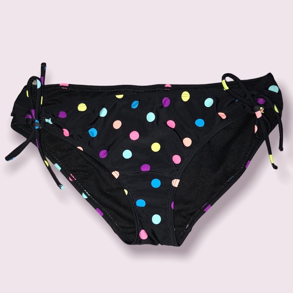 Tahiti Other - Tahiti Black Colorful Poke A Dot Swim Bottom.  Size M.